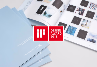 Noord Journal NZZ IF Design Award 2018