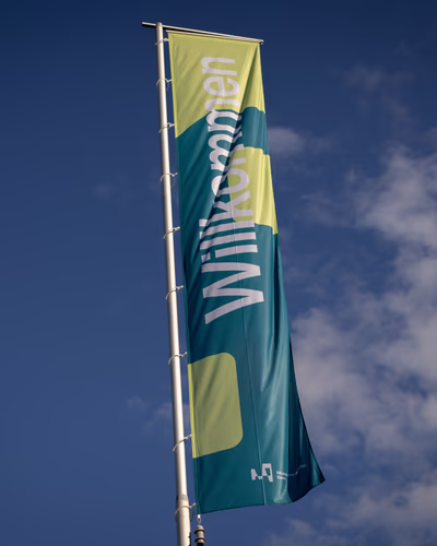 Noord Museumsquartier Bern Fahnen