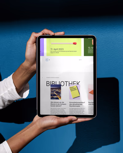 Noord Raumkonzept Schweiz Tablet