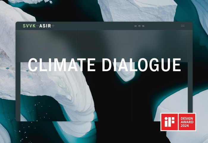 SVVK-ASIR Website iF Award Climate Dialogue