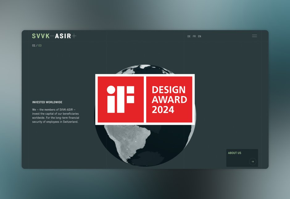 SVVK_ASIR Website iF Award