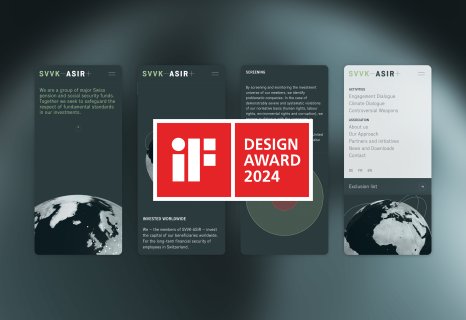 SVVK-ASIR Webdesign iF Award